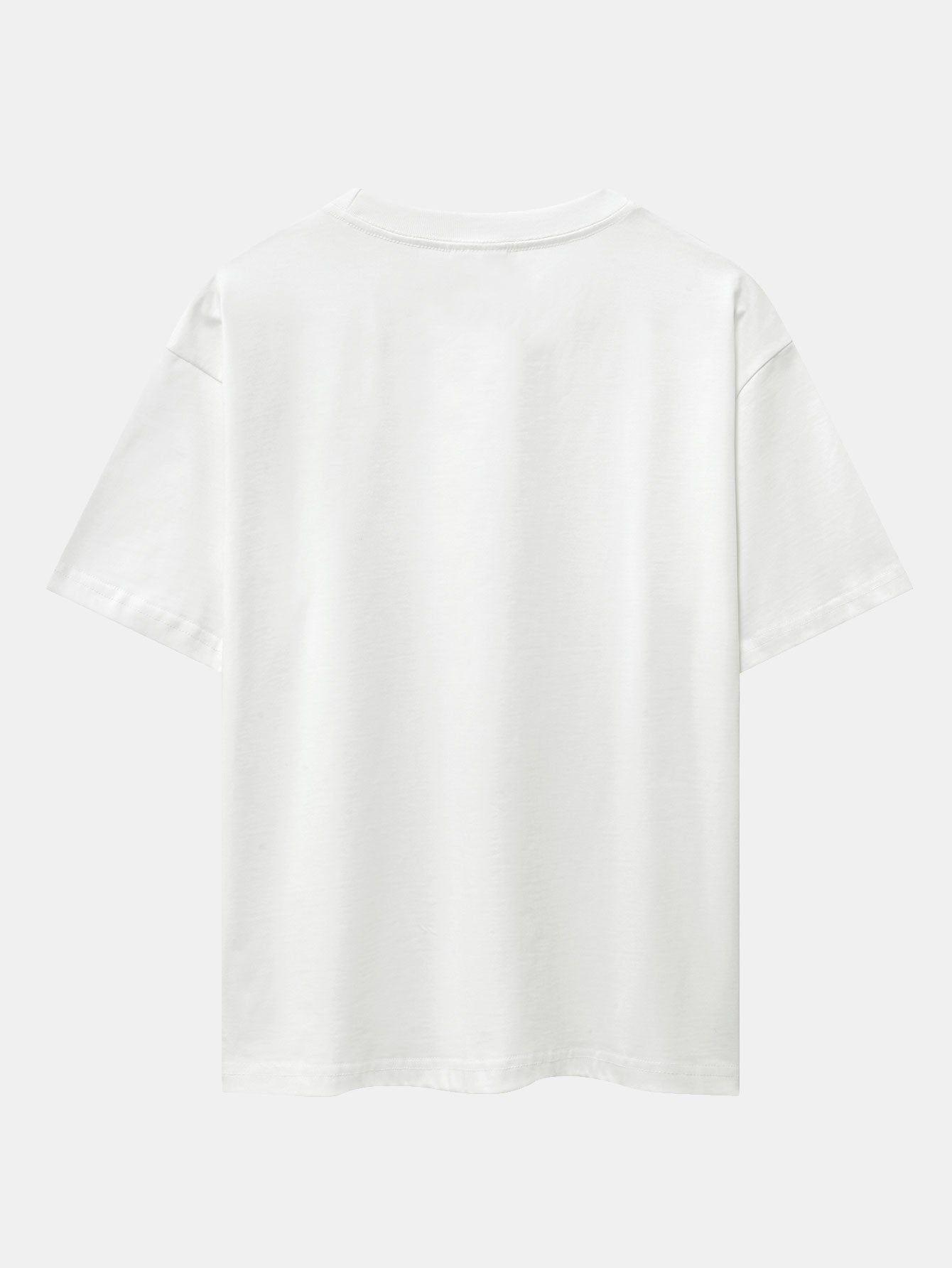 Monaco Slogan Print Drop Shoulder Oversize T-Shirt & Corduroy Drawstring Shorts