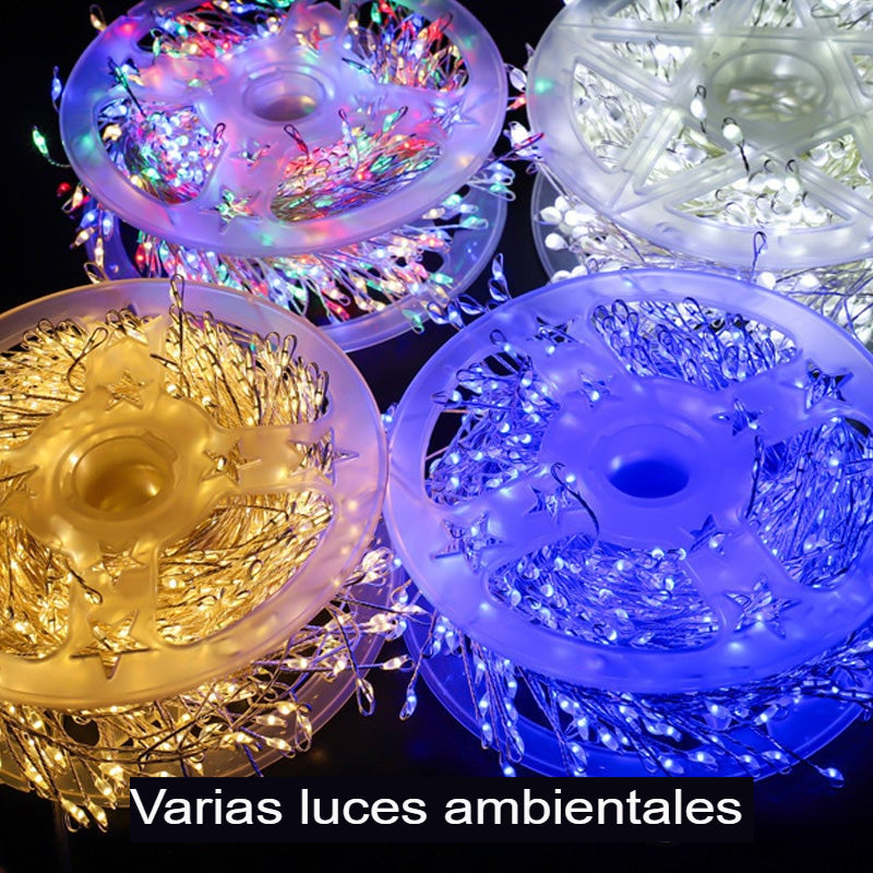 🎄Promoción navideña anticipada: guirnalda de luces pirotécnicas con cable de cobre🎄