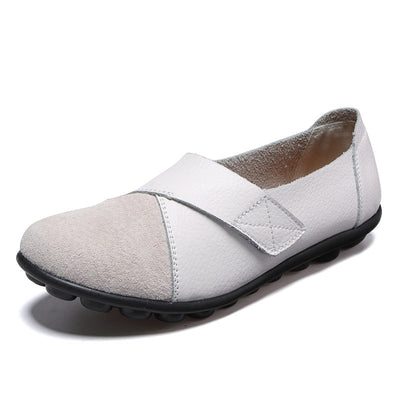Liveli Premium Orthopädische Schuhe Echte bequeme Leder-Loafer