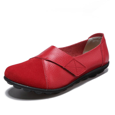 Liveli Premium Orthopädische Schuhe Echte bequeme Leder-Loafer