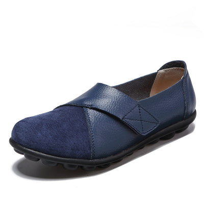 Liveli Premium Orthopädische Schuhe Echte bequeme Leder-Loafer