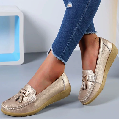 Liveli Damen Echt Weiche Schöne Schuhe 