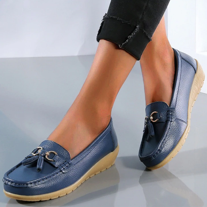 Liveli Damen Echt Weiche Schöne Schuhe 