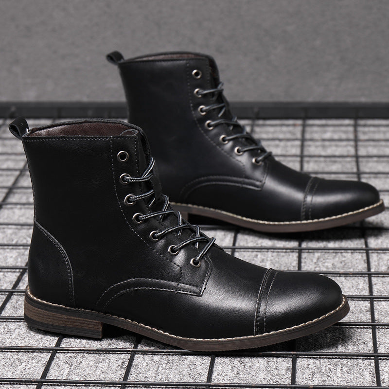 Oliver | Faux Leather Ankle Boots