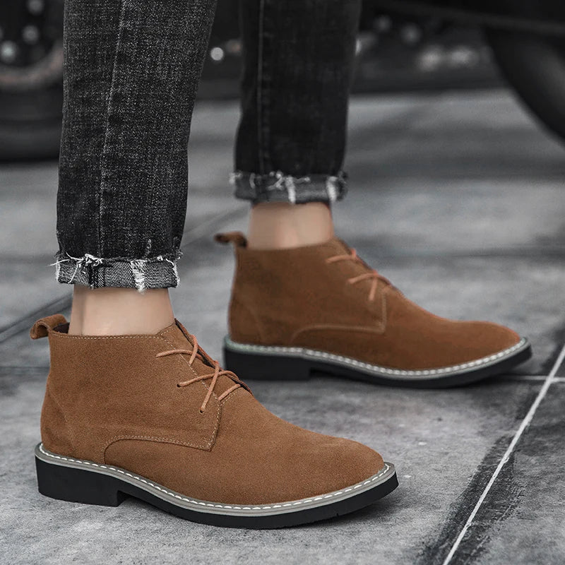 MADRID | Suede Elevator Shoes +6CM