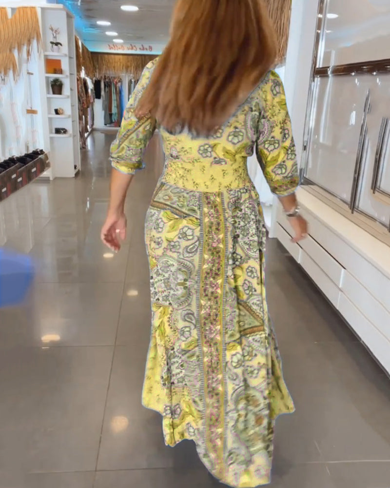 Noreen | Bohemian Flow Maxikleid