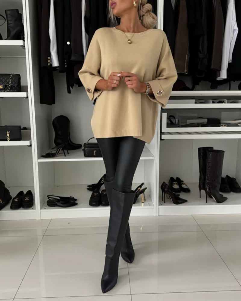 Isabella - Elegant Knit Blouse