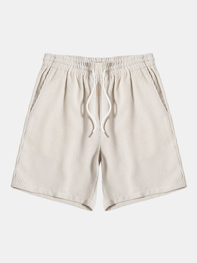 Create Adam Print Heavy Weight Oversize T-Shirt & Corduroy Shorts