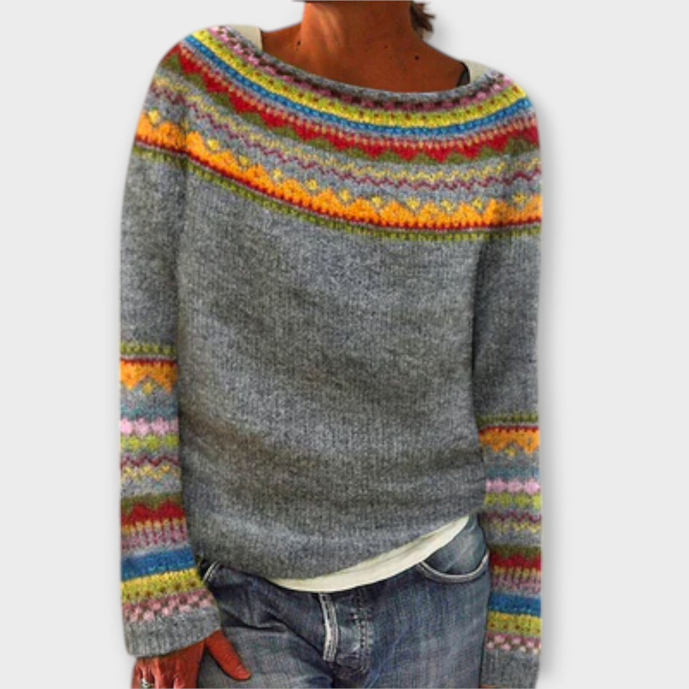 Vintage Strickpullover für Damen