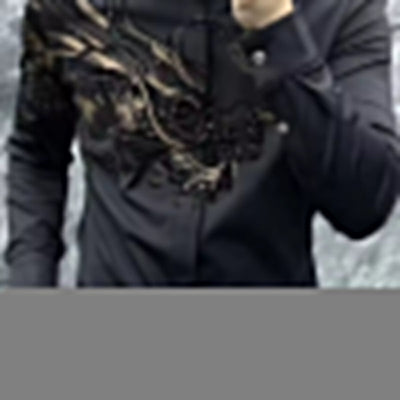 Gabriel | Stylish Men's Shirt with Print and Fitted Cut