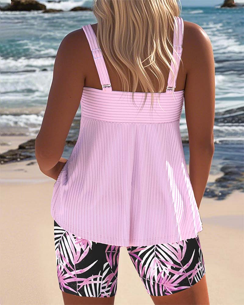 Liveli® | Farbenfrohes Tankini-Set