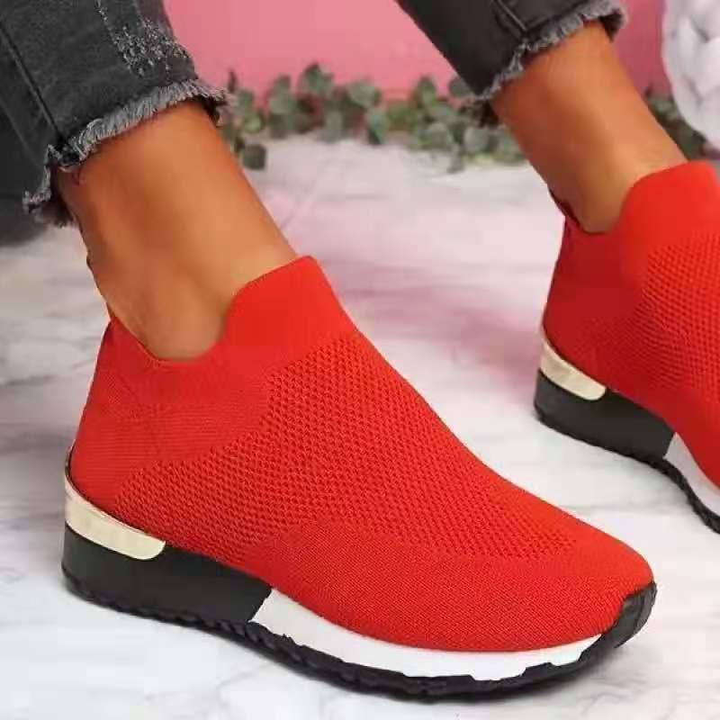 Elastische Slip-on-Flachschuhe Liveli