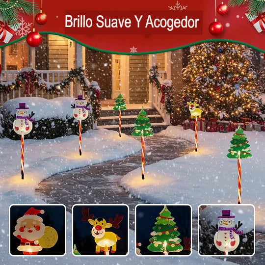 🎄🎁Paquete de 6 luces navideñas móviles🎄🎁