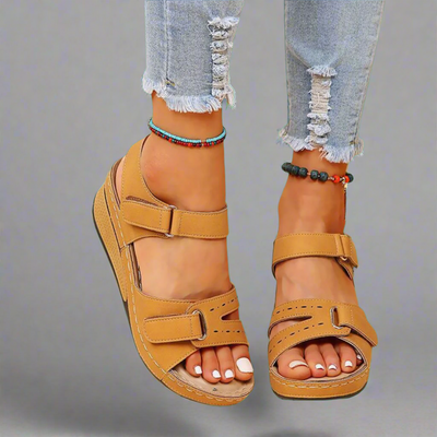 Gudula | Elegante orthopädische Sandalen aus weichem Premium-Material