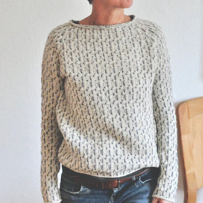 Victoria | Elegant Gray Sweater