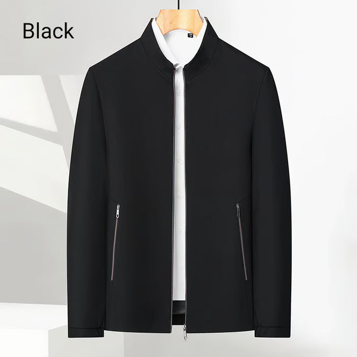 Men’s Classic Black Zip Up Jacket