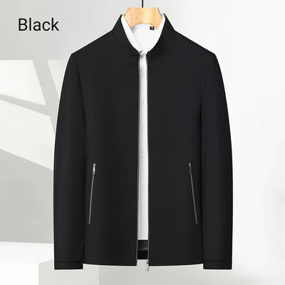 Men’s Classic Black Zip Up Jacket