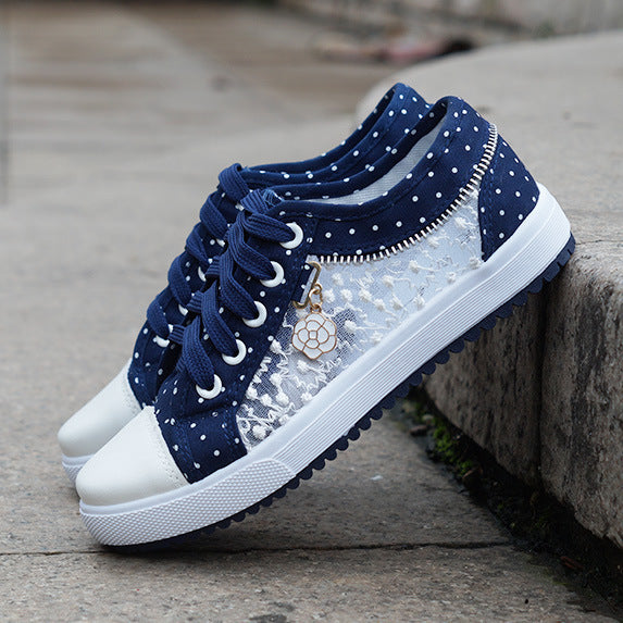 Chaussures en denim ajouré Liveli, chaussures en tissu respirant