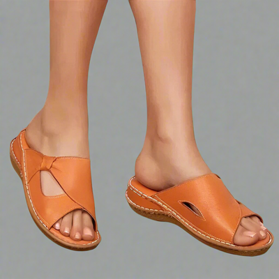 Yvonne | Orthopädische Sandalen aus hochwertigem veganem Leder