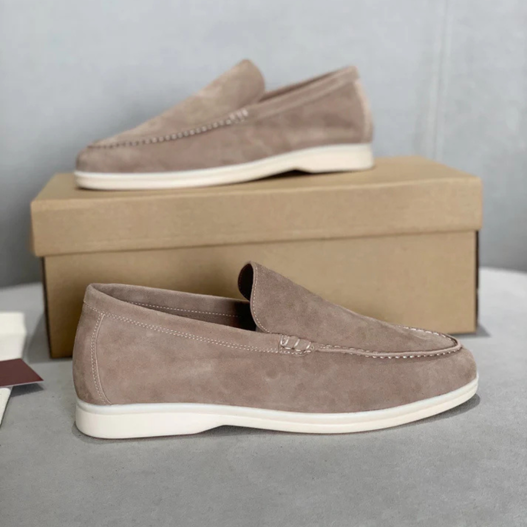 Men’s Suede Slip-On Loafers
