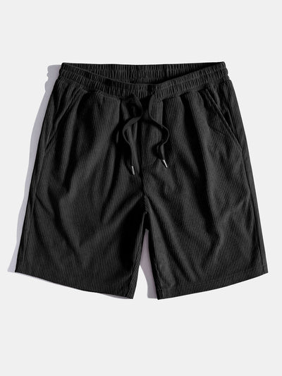 Los Angeles Print Drop Shoulder Oversize T-Shirt & Corduroy Drawstring Shorts