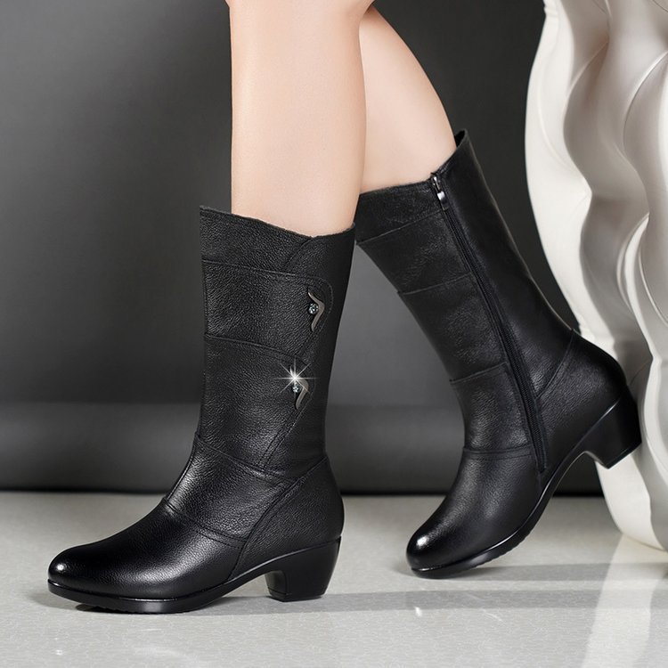 Sandra | Women's Mid-Calf Platform Ankle Boots