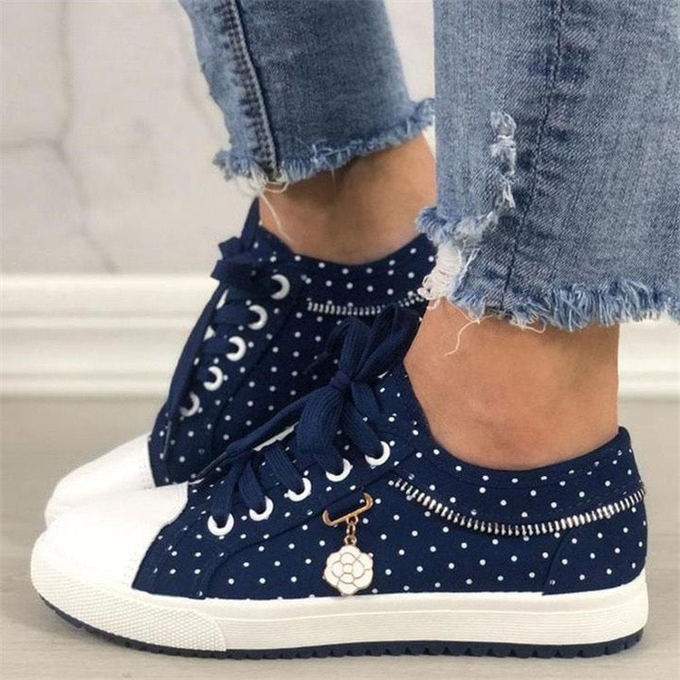 Chaussures en denim ajouré Liveli, chaussures en tissu respirant