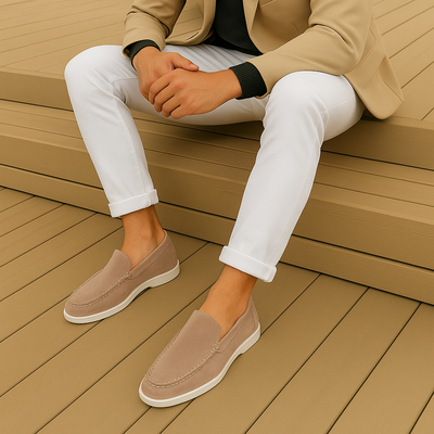 Men’s Suede Slip-On Loafers