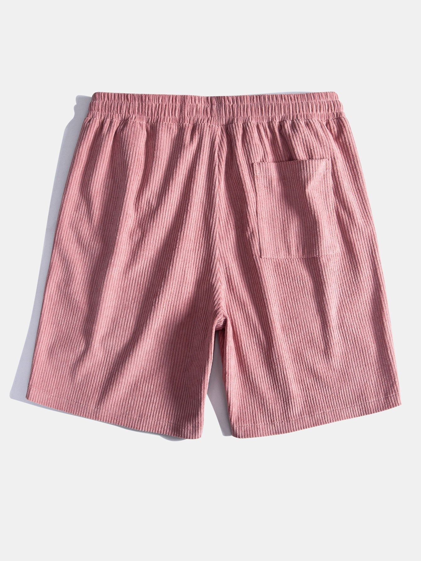 Los Angeles Print Drop Shoulder Oversize T-Shirt & Corduroy Drawstring Shorts
