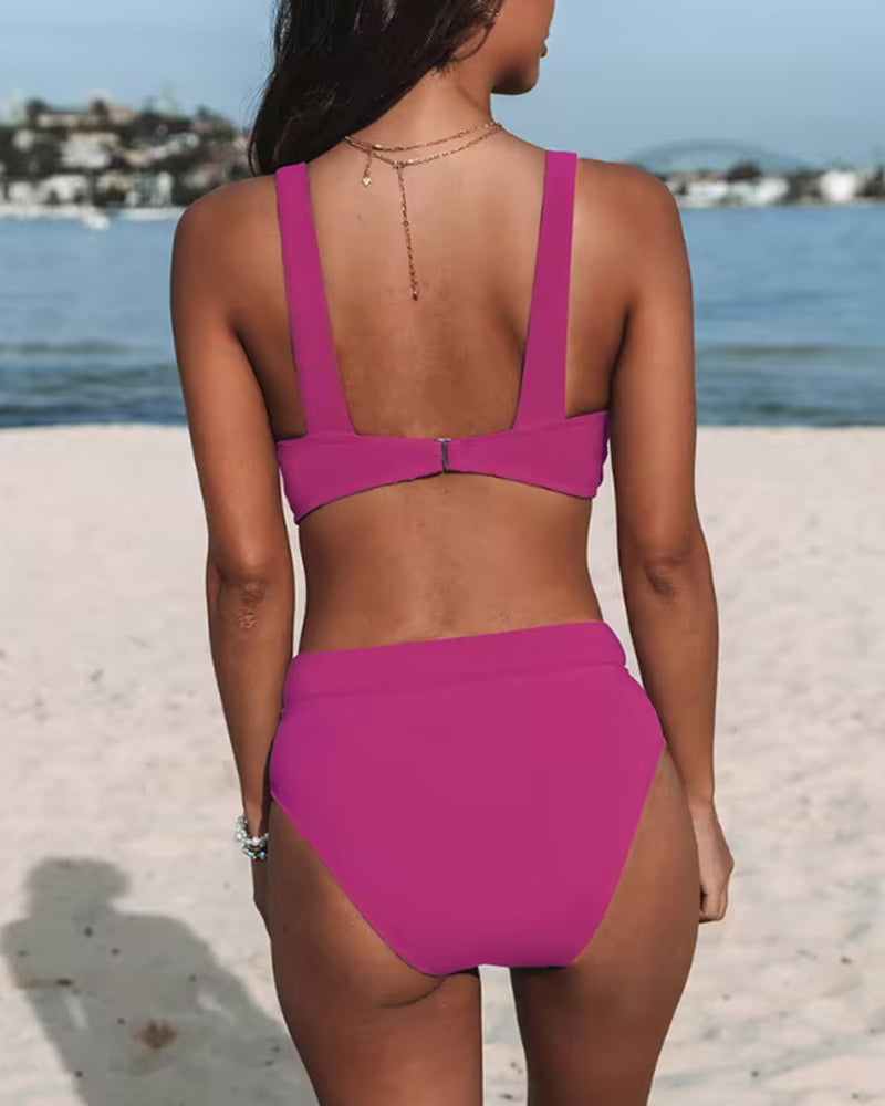 Hilde – Schlichter Badeanzug mit hoher Taille