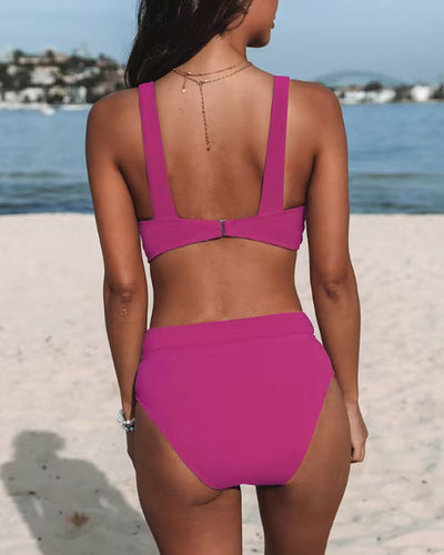 Hilde – Schlichter Badeanzug mit hoher Taille