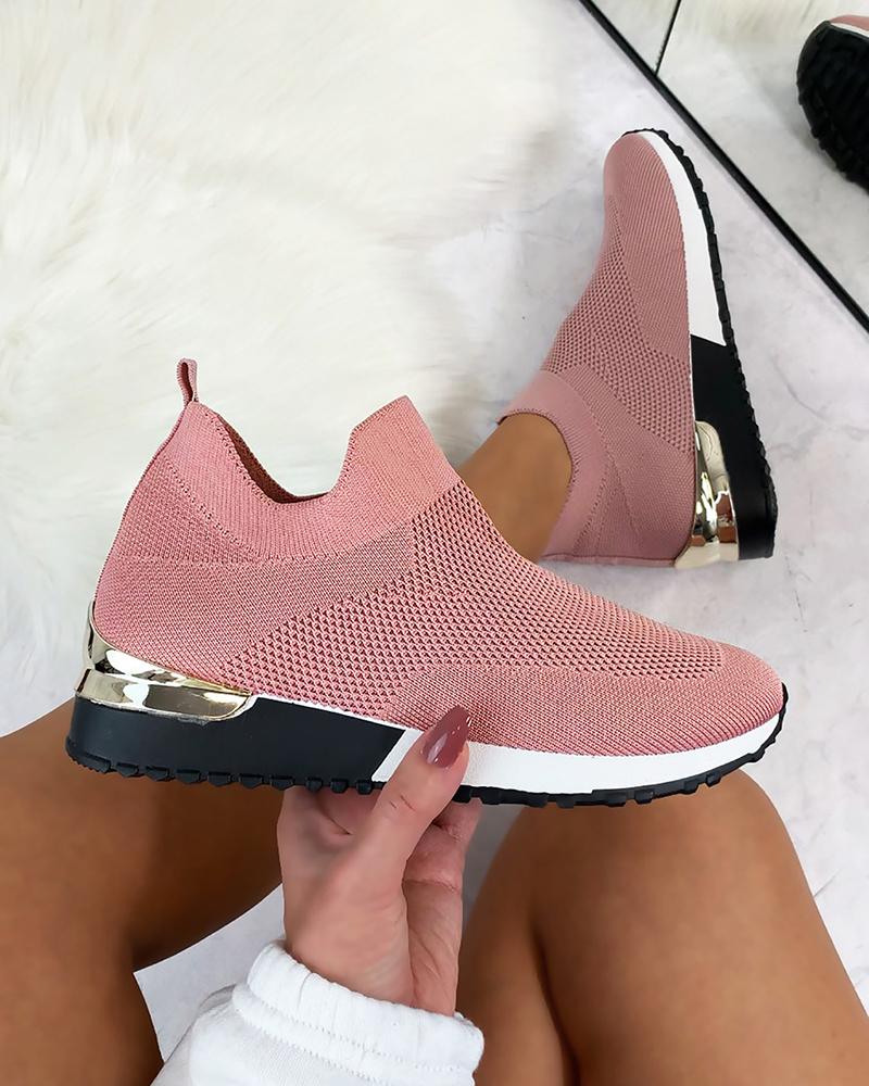 Elastische Slip-on-Flachschuhe Liveli