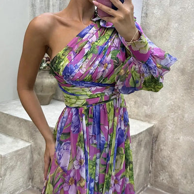 Lila - Robe asymétrique