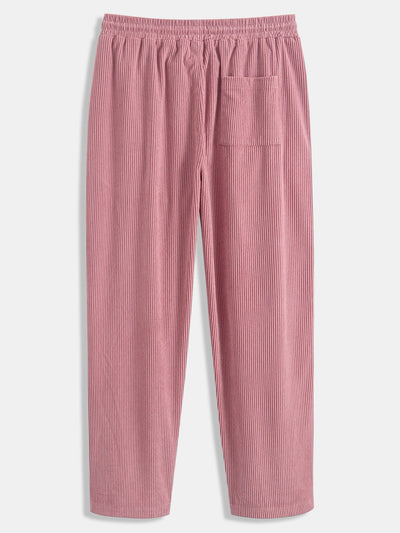 Straight Leg Corduroy Pants