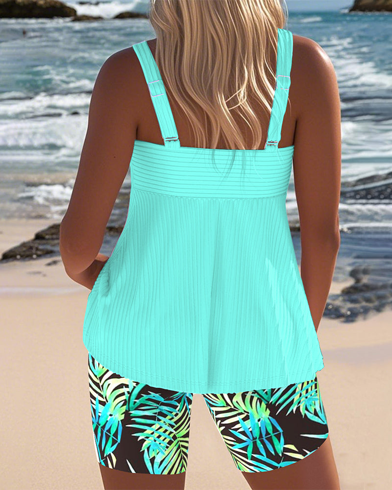 Liveli® | Farbenfrohes Tankini-Set