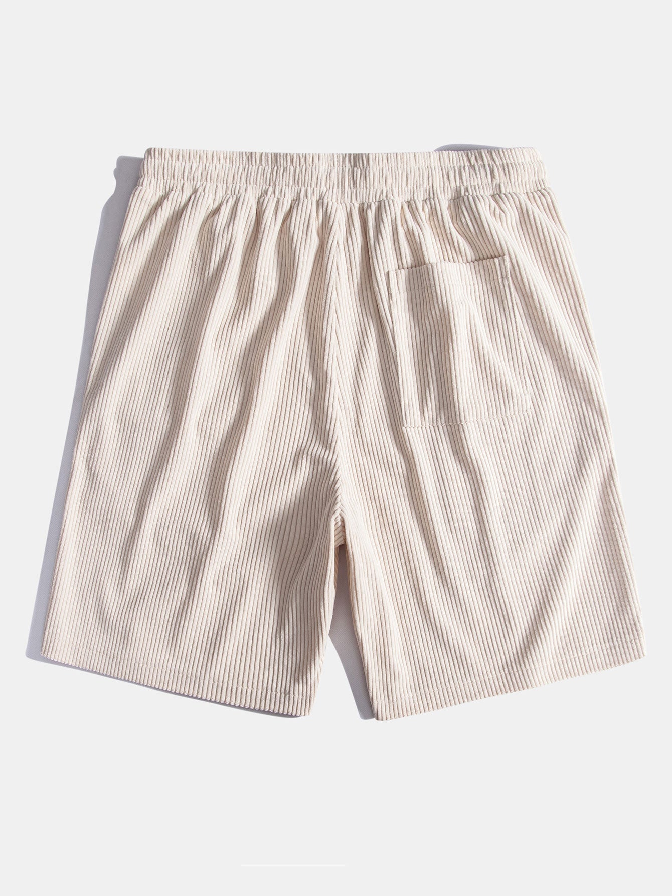 Monaco Slogan Print Drop Shoulder Oversize T-Shirt & Corduroy Drawstring Shorts