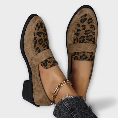 Karla | Elegant Shoes with Leopard Print