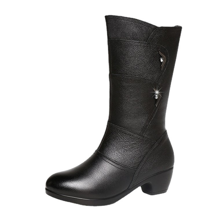 Sandra | Women's Mid-Calf Platform Ankle Boots