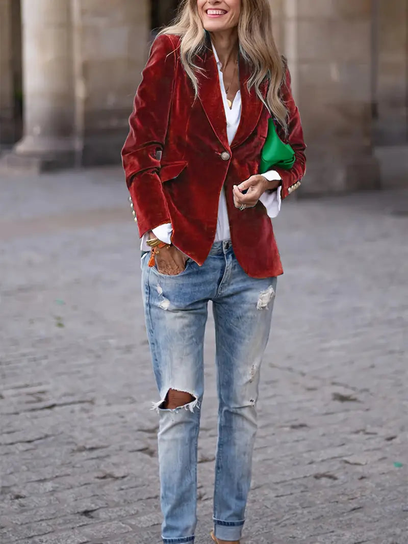 JULISSA | ELEGANT VELVET JACKET