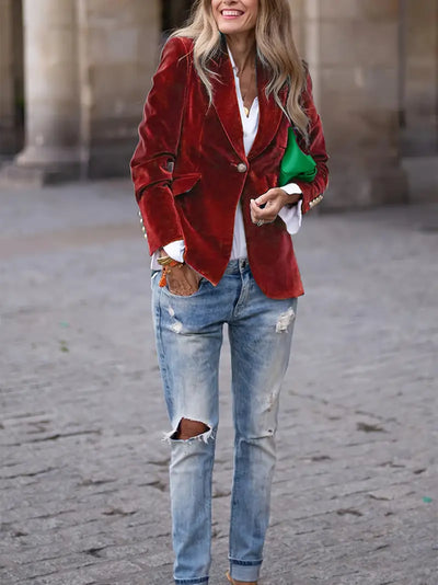 JULISSA | ELEGANT VELVET JACKET