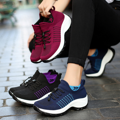 Liveli – Atmungsaktive Mesh-Tenisschuhe für Damen für Socken-Sneaker