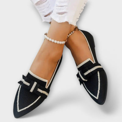 Amelie | Flache Damenschuhe mit Knotendetail
