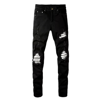 Shadow Black Distressed Jeans