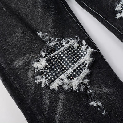 Steel Edge Distressed Jeans