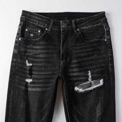 Steel Edge Distressed Jeans