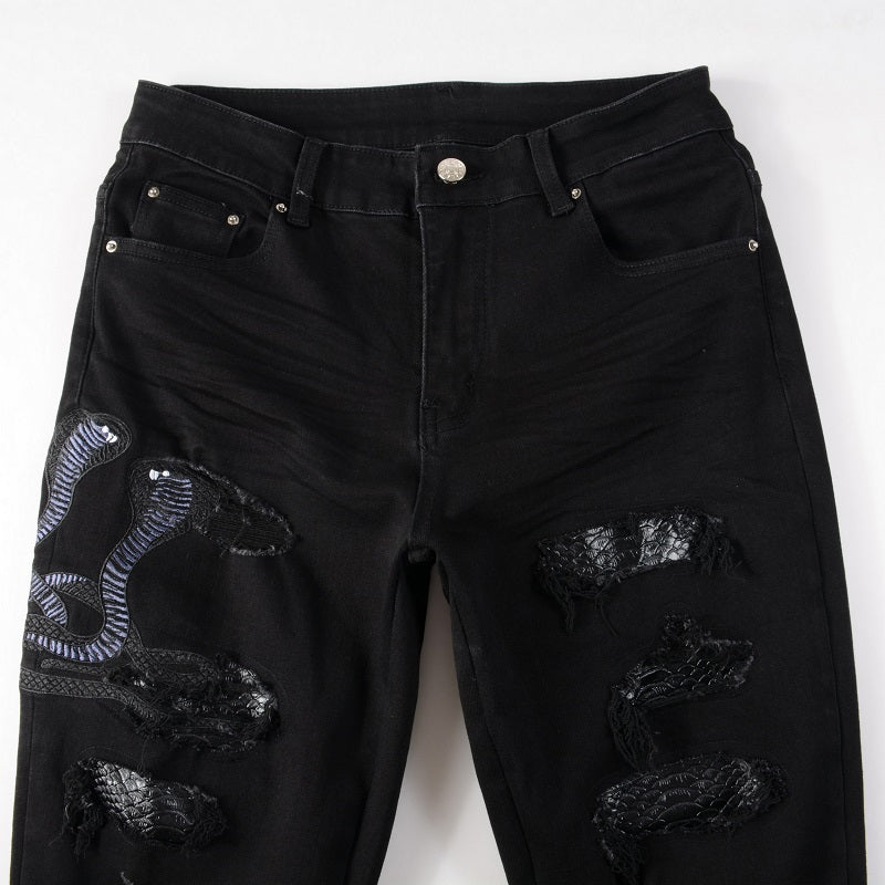 Black Viper Distressed Jeans