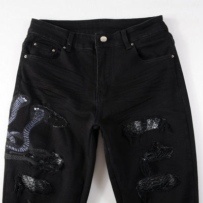 Black Viper Distressed Jeans