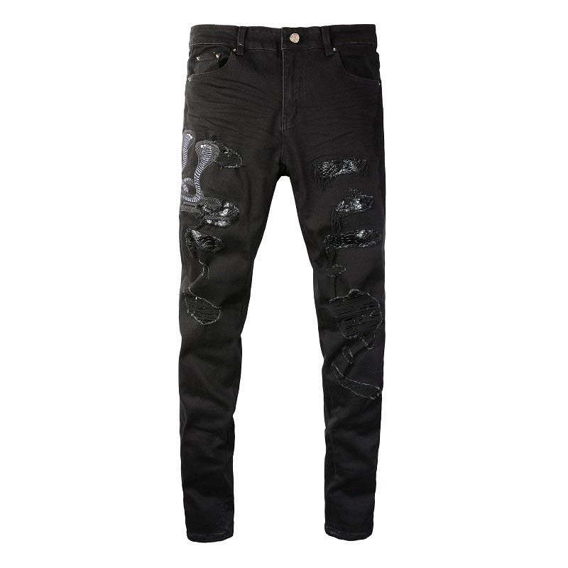 Black Viper Distressed Jeans
