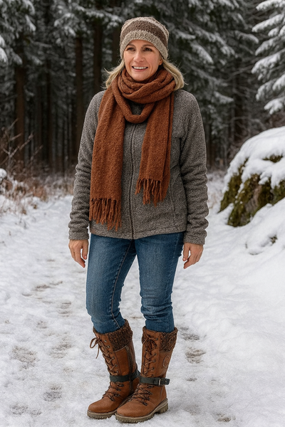 Waterproof Knee-High Snow Boots