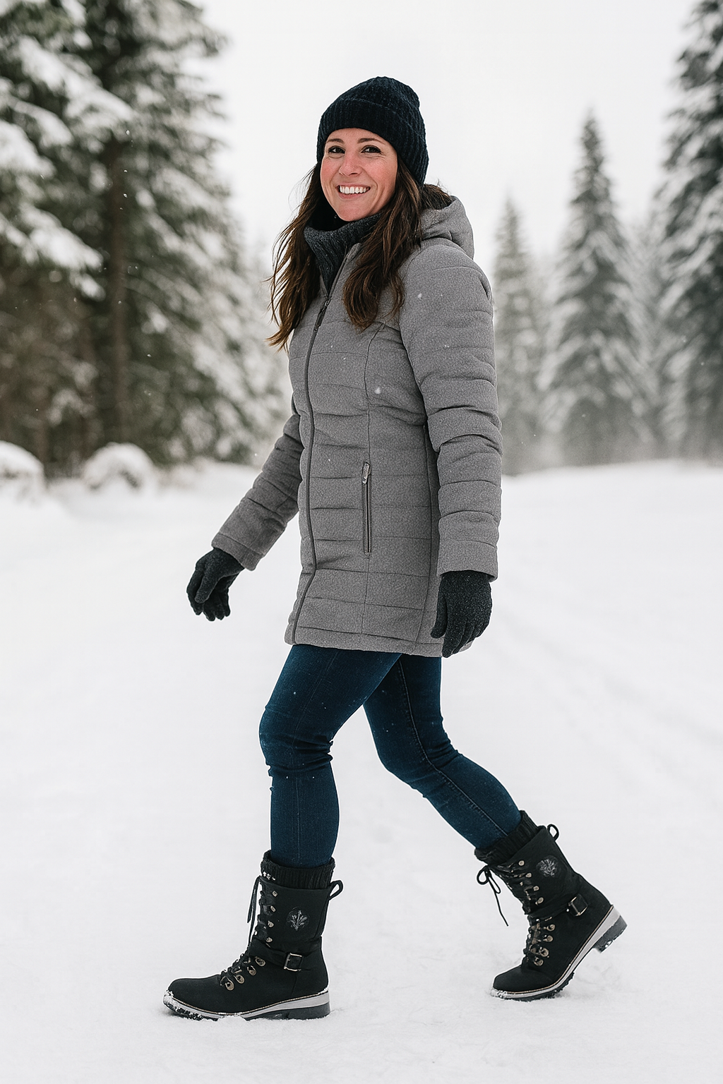 Waterproof Knee-High Snow Boots